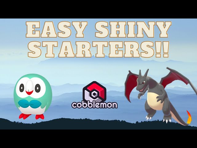 How To Get Shiny Starter Pokemon In Cobblemon 1.4 In Less Than One Minute