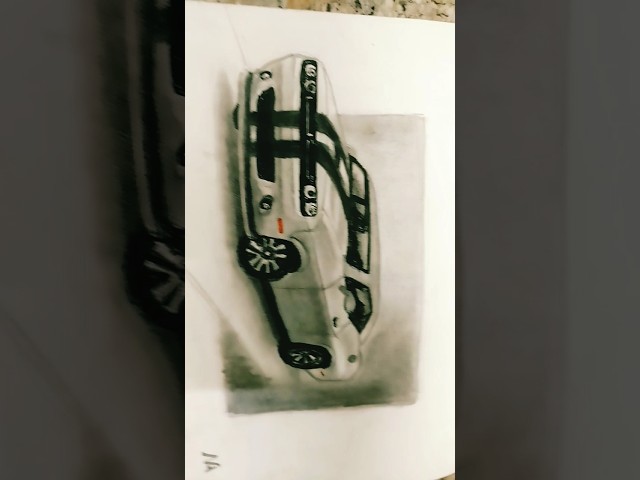 3d Car#drawing #3d #supercars #car #art #sketch #trending #shorts