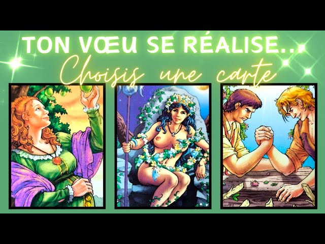 TON VOEU SE RÉALISE 🌟✴️💖 #guidance #cartomancie #tarot #oracle #mariecartomancieetcompagnie 🧙‍♀️