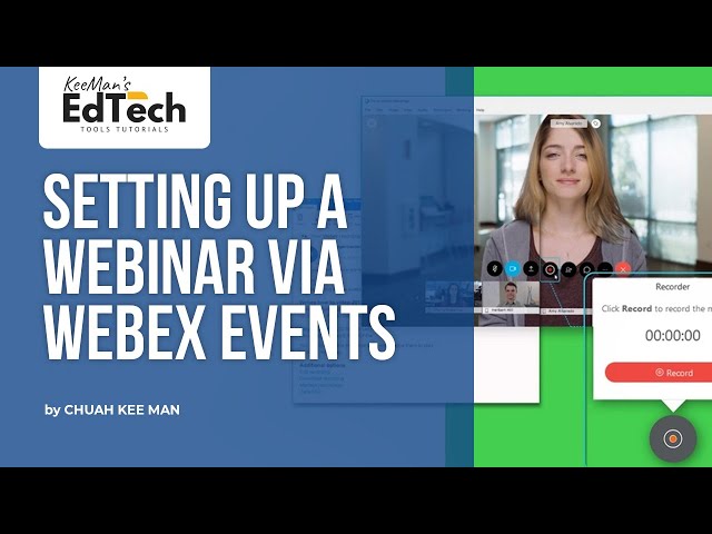 Setting Up a Webinar via Webex Events (classic)