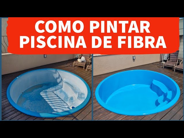 COMO PINTAR PISCINA DE FIBRA (passo a passo completo)