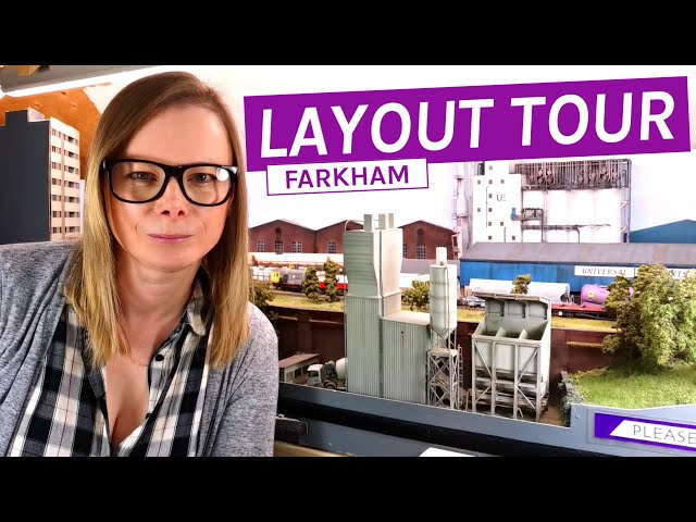 S1 E1: Farkham Layout Tour Introduction with Trains Running