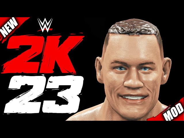 WWE 2K23 John Cena Mattel Action Figure Mod / New WWE2K23 Mods