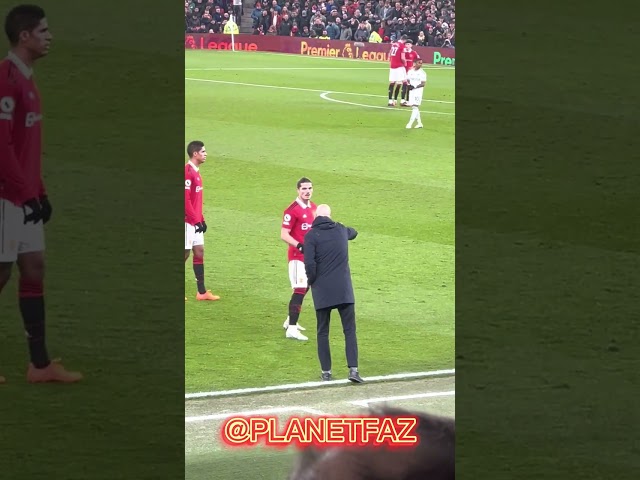 Ten Hag Coaching Sabitzer & Fred! Man United 2-2 Leeds #manchesterunited