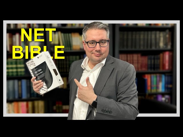 I got a new Bible. NET Bible review