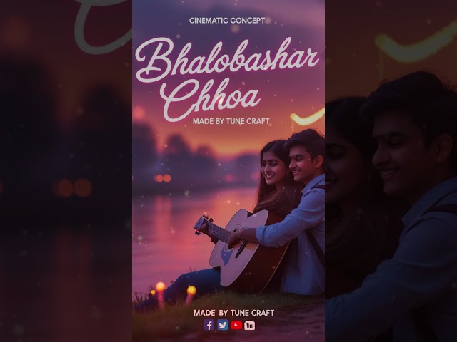 💖 Bhalobashar Chhoa – Feel the Love | Bangla Romantic Pop | Tune Craft #shorts