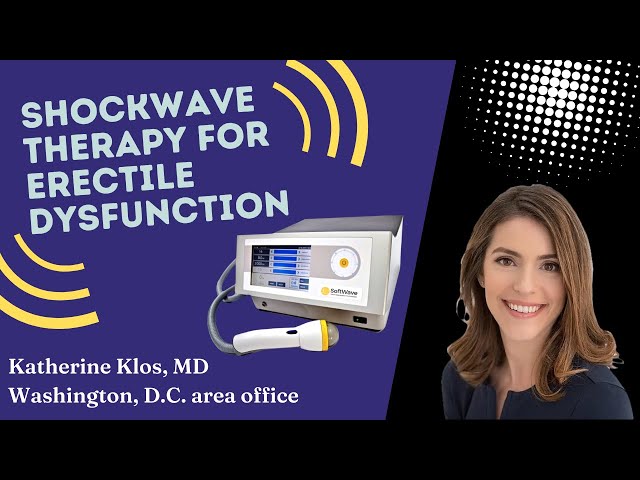 Low-intensity shockwave for ED