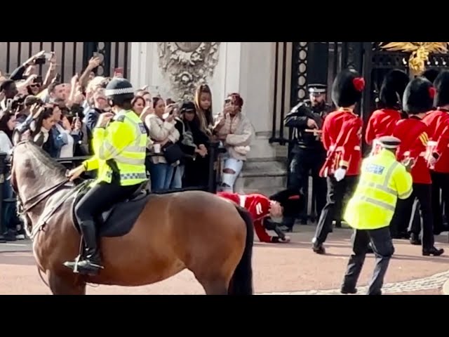 King’s Guard Falls During Changing Of The Guard