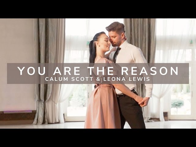 You Are The Reason - Calum Scott & Leona Lewis - Wedding Dance Choreography I English Waltz Tutorial