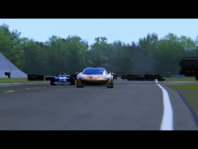 Top Gear: F1 vs Mclaren P1 | Can Mclaren P1 outrun F1 BMW FW26? | O.T.H Series 01