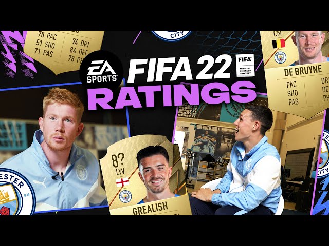 Zina is not faster than me! | FIFA22 Ratings! | KDB & FODEN