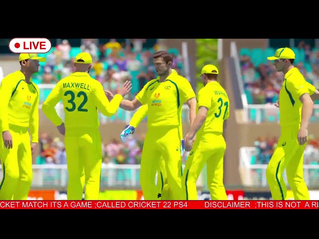 🔴 India V's Australia Match today | IND Vs AUS Cricket Match Start | Cricket 22 Gameplay,