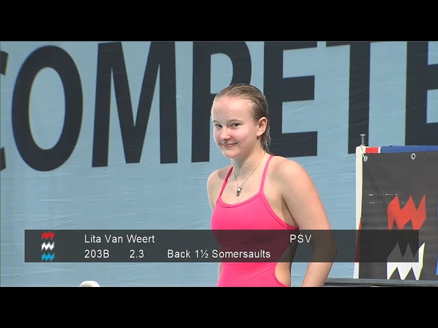 Girls A 1m final - Eindhoven Diving Cup 2025