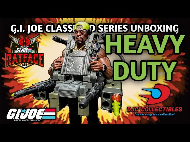 HEAVY DUTY | G.I JOE CLASSIFIED SERIES UNBOXING #actionfigurereview