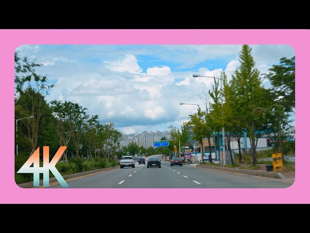 Driving Downtown 4K - Driving from day to night in Korea