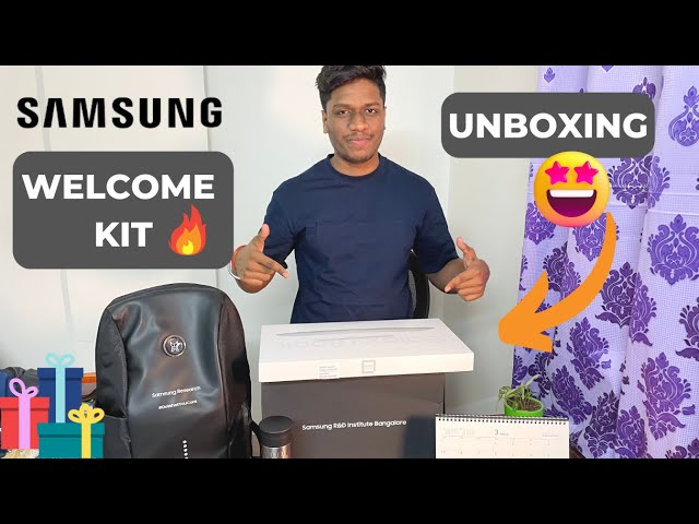 😍 Unboxing the SAMSUNG Onboarding Kit | Which Laptop did Samsung Send me ? | Laptop 🔥