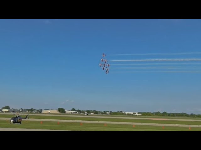 360 Degree Snow Bird EAA Air Show Oshkosh Wisconsin JULY 24, 2024