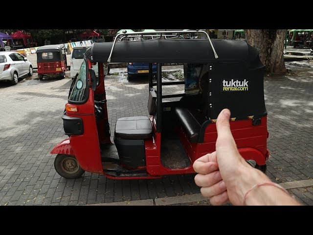 HOW TO DRIVE A TUK TUK - SRI LANKA TRAVEL GUIDE  2019