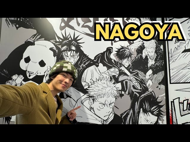 JUMP SHOP in Nagoya is INSANELY AWESOME - Jujutsu Kaisen, One Piece, Dragonball, Spy Family etc