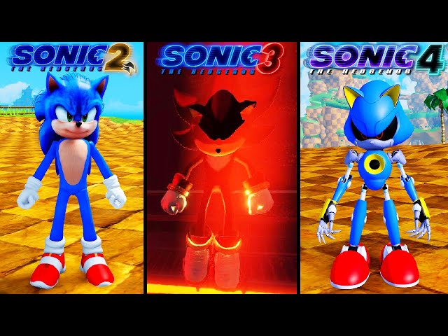 Sonic Movie Adventure- How To Unlock Movie Shadow And Movie Metal Sonic