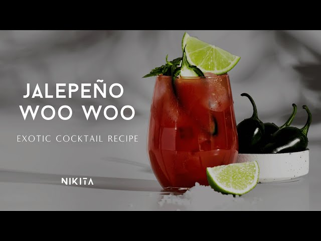 How to make a JALAPEÑO WOO WOO | Exotic Cocktail Recipes