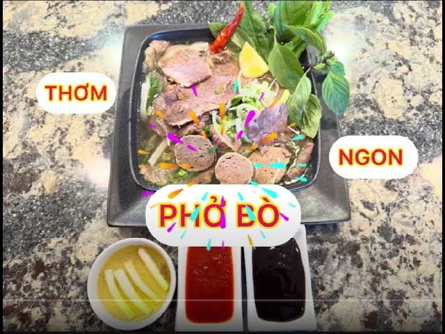 ( ENG SUB ) PHỞ BÒ. HOW TO MAKE VIETNAMESE PHỞ  BÒ. THịT MUA TẠI COSTCO . Dễ Nấu  NEVER GO OUT AGAIN