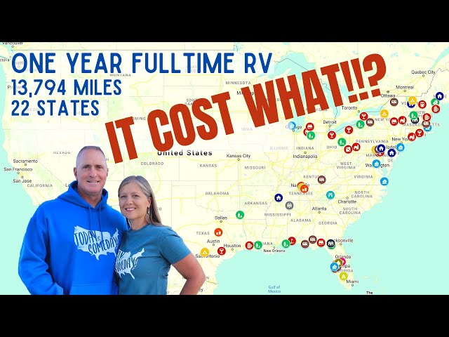 One Year Full Time RV Living Cost (SO WORTH IT)