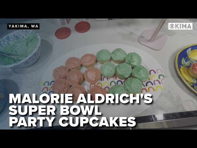 Malorie Aldrich's Super Bowl Cupcakes!