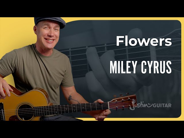 Flowers by Miley Cyrus | Easy Guitar Tutorial