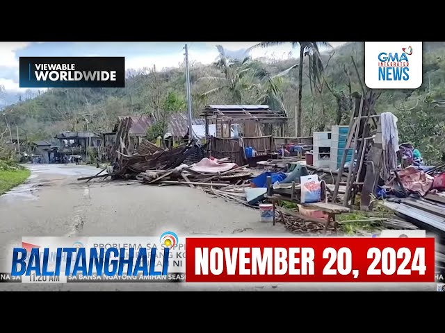 Balitanghali Express: November 20, 2024 [HD]