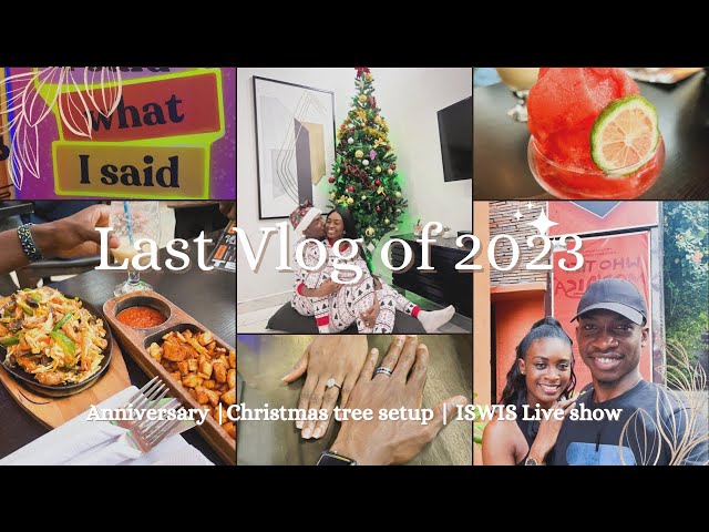 VLOG: ANNIVERSARY DATE | SETTING UP MY FIRST CHRISTMAS TREE | MY FAVORITE PODCAST’S LIVE SHOW