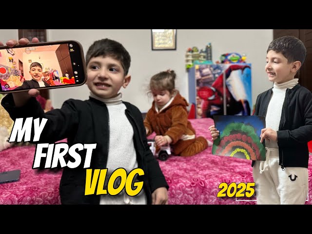 My First Vlog | Azlaan&Aizal first vlog | kids first vlog | kids vlogging channel