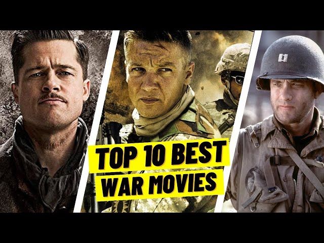 Top 10 BEST WAR movies to watch!