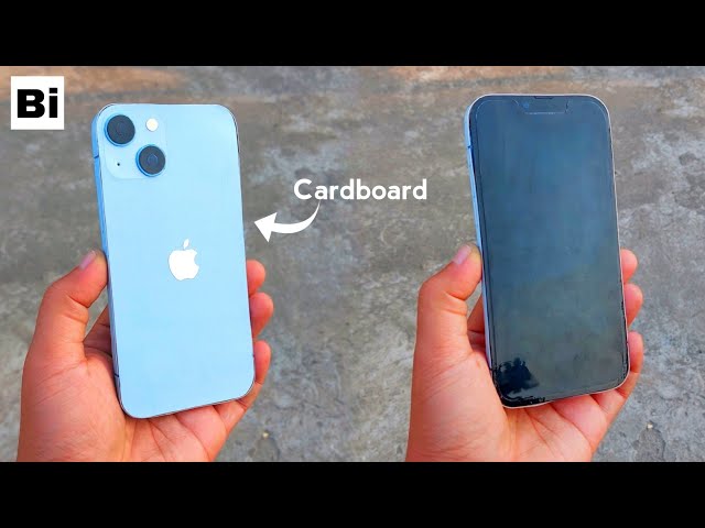 DIY iPhone 14 Plus from Cardboard