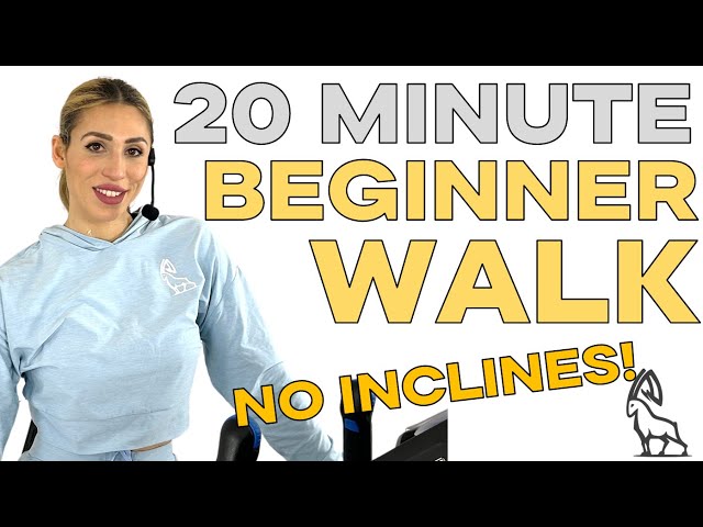 BEGINNER TREADMILL WALK - No Incline Needed!