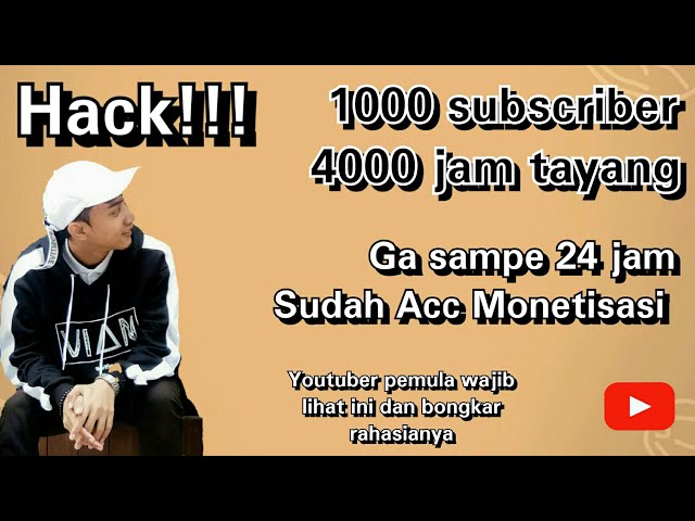 Cara mendapatkan 1000 subscriber dan 4000 jam tayang 2020