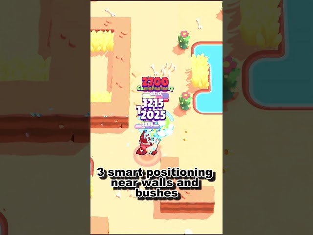 Brawl Stars Tactics Unleashed: Mastering Walls and Bushes #shorts #short