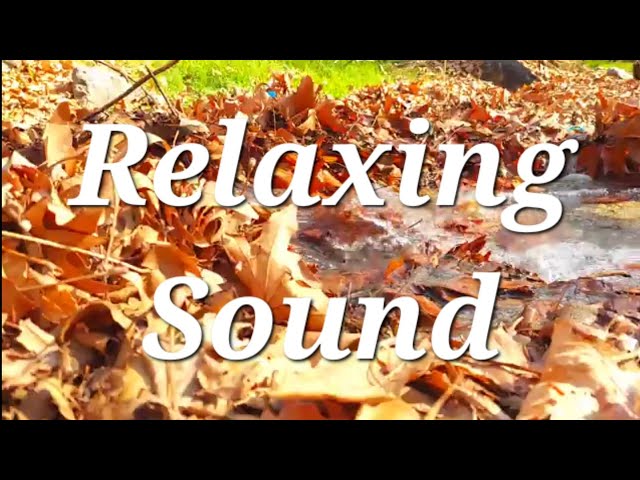 Running Water Soft Relaxation SoundsWhite Noise for Sleep, Studying, Focus