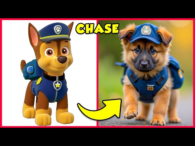 How Paw Patrol Characters Look In Real Life 🐶 + Guess The Paw Patrol Characters by Voice 🔊😍👮