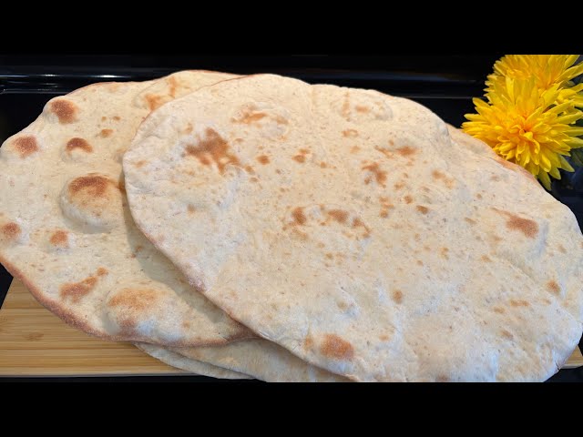 طرز تهیه تافتون , نان معروف ایرانی بسیار عالی و نرم و خوشمزه /  Taftoon , the famous Iranian bread