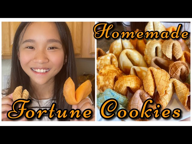 Homemade Fortune Cookies 🥠 ! | Janet and Kate