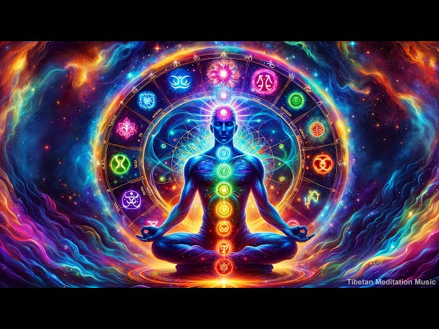 Boost Your Aura Attract Positive Energy Meditation Music, 7 Chakra Balancing & Healing [528HZ]