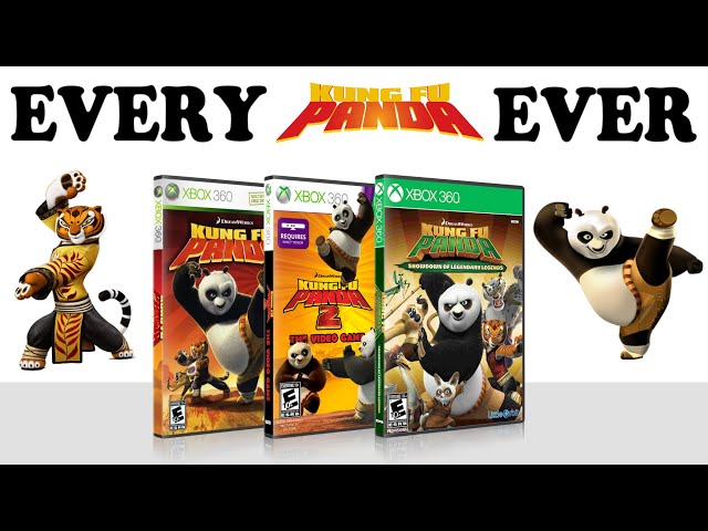 Unboxing Kung Fu Panda xbox 360 + Gameplay | 2008-2015 Evolution