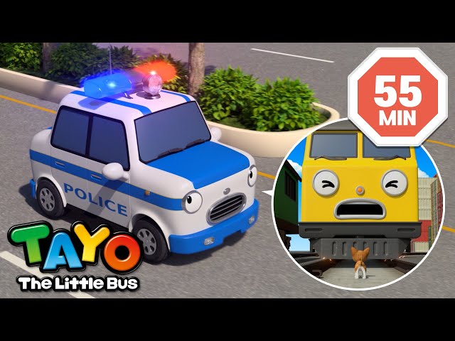 Tayo English Episode | Move out, Police Car! | Tayo and Titipo | Tayo Episode Club