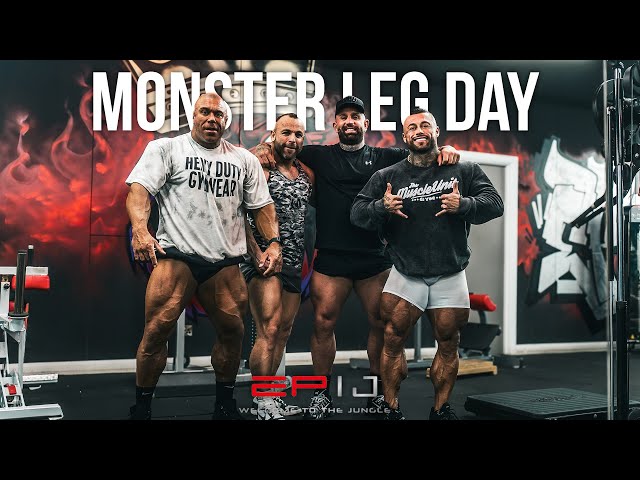 MONSTER LEG DAY | EP JUNGLE // IFBB PRO ROB TAYLOR // GARY FERGUSON // AGI FAULKNER // NEIL JEFFREYS