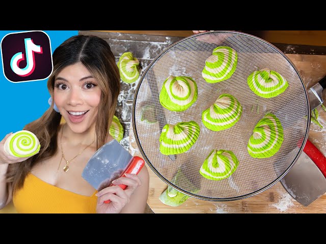 I tried Edible Food Art on Tik Tok | Sea Shell Buns