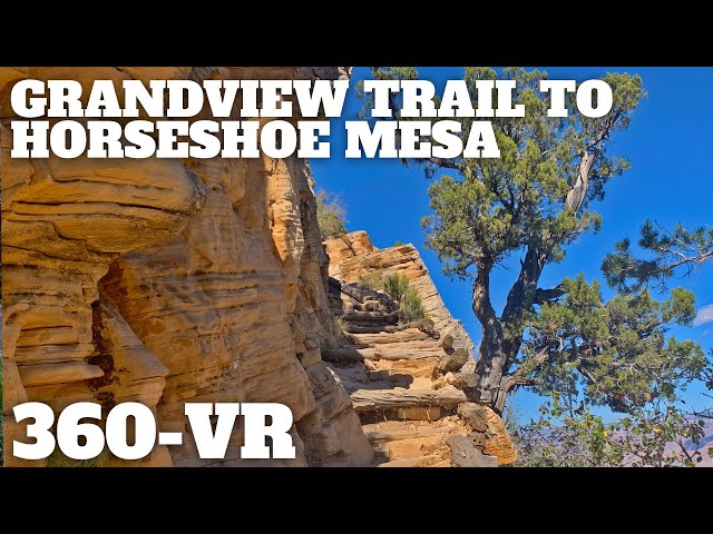 Grandview Trail To Horseshoe Mesa Hike - 360° VR Video