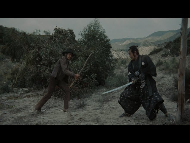 Red Sun 1971 Charles Bronson fights Toshiro Mifune 4K HDR