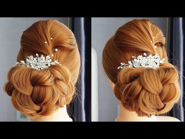 New Messy Updo Hairstyle For Wedding | New Bridal Hairstyle