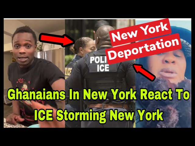 BREAKING: GHANAIANS IN NEW YORK REACT AS ICE F!NALLY ST0RM NEW YORK FOR DEPORTATION🔥